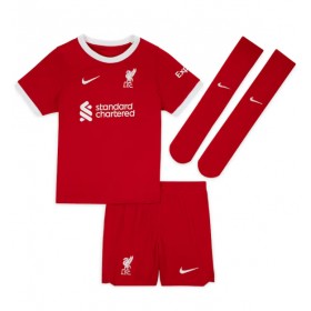 Dětský Fotbalový dres Liverpool Mohamed Salah #11 2023-24 Domácí Krátký Rukáv (+ trenýrky)